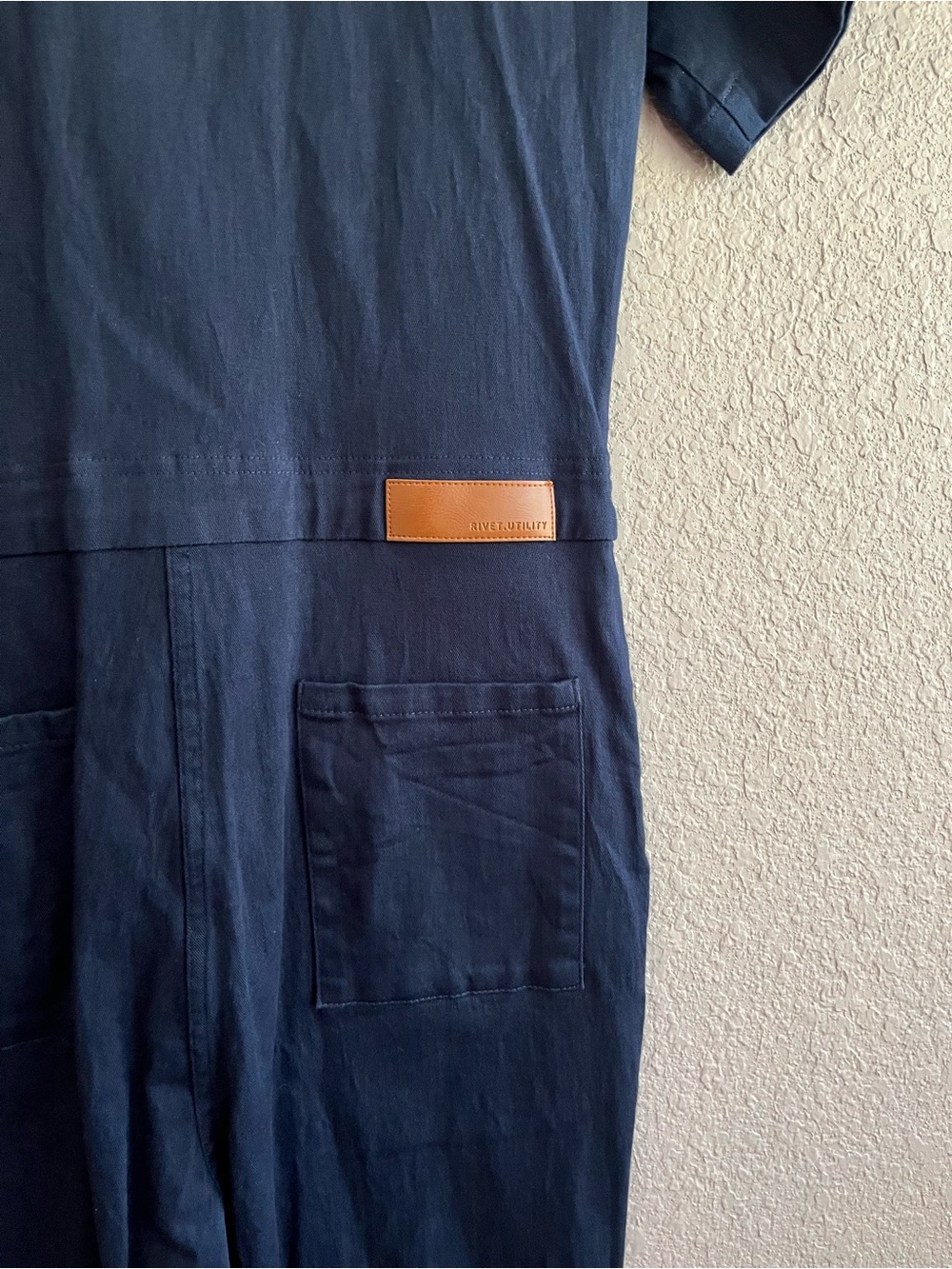 Rivet Utility Worker Jumpsuit in Navy Blue – Size Medium - Picture 7 of 13